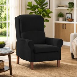 Stylish Black Velvet Lounge Chair for Comfort and Elegance