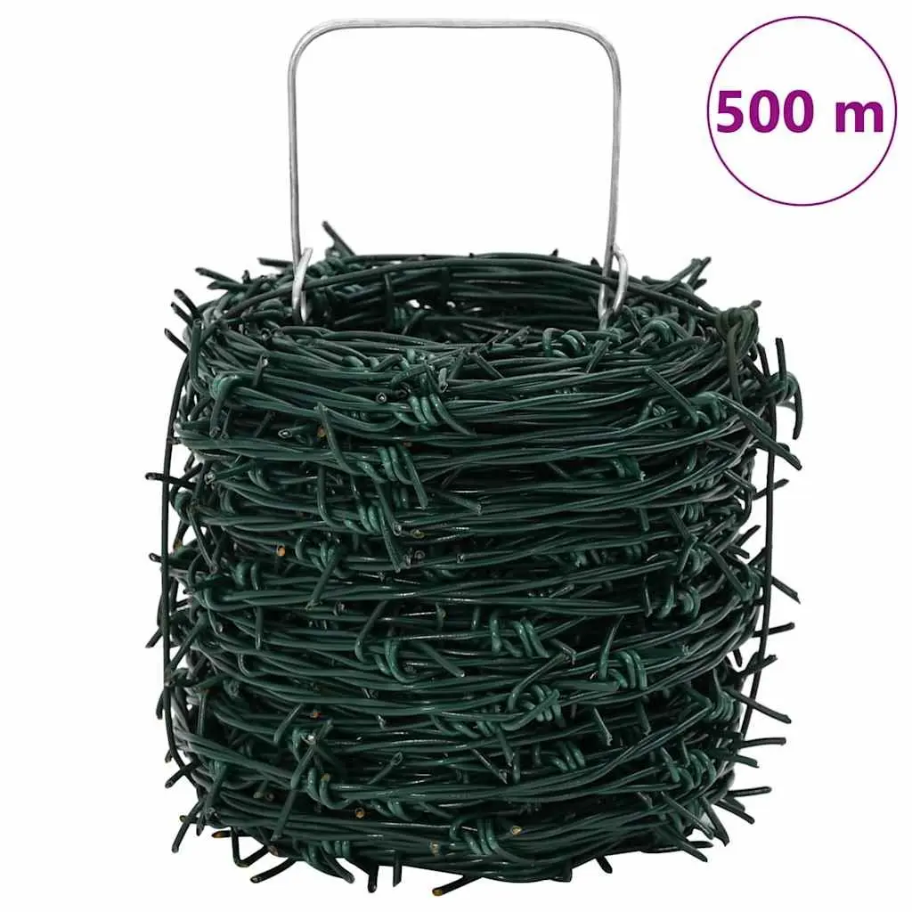 Barbed Wire 100m Green Hot-dip Galvanised Steel Coil for Farm Fencing Security
