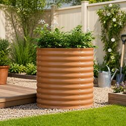 Elevate Your Garden with a Stylish Raised Bed Planter 80x80x81cm