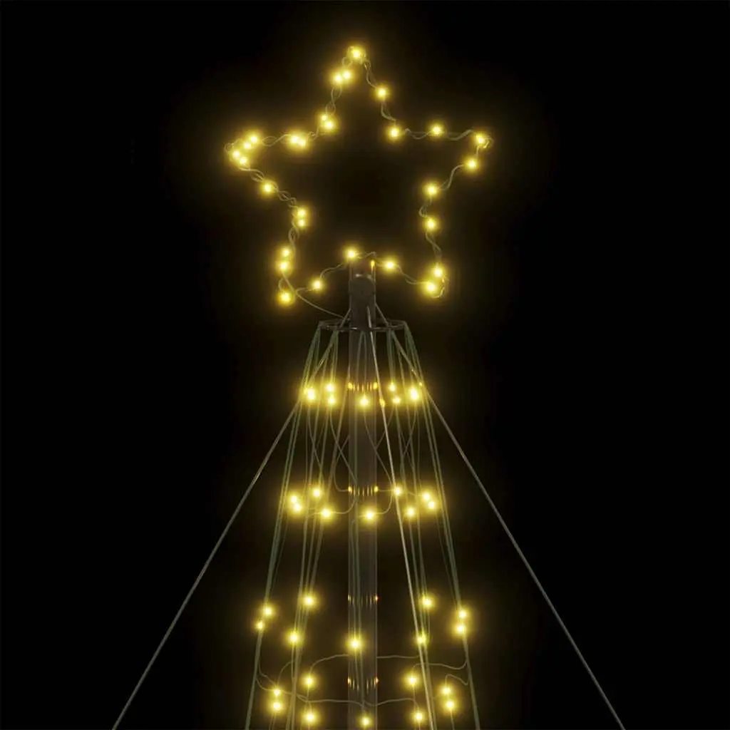 LED Christmas Tree 503cm Warm White Lighting Eight LED Flash Modes Indoor Outdoor