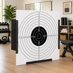 Pellet Trap Shooting Target 17.5cm Steel Frame Black Indoor Outdoor Range