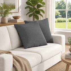 Elevate Your Space with Dark Grey Indoor Sofa Cushions