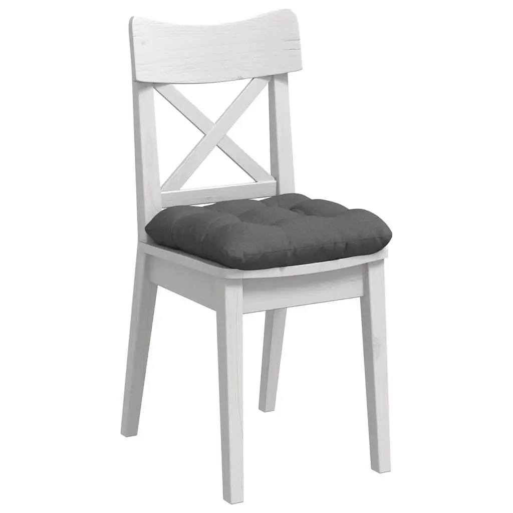 Seat Cushions 40x40x12 cm Grey Modern Indoor Chair Sofa Cushion Set 4 Piece