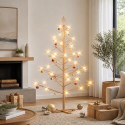 Enhance Your Space with a 150cm Pine Wooden Christmas Tree