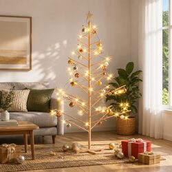 Enhance Your Space with a 180cm Wooden Christmas Tree