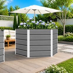 Enhance Your Outdoor Space with This Hexagonal Planter