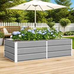 Enhance Your Space with a Light Grey Garden Planter