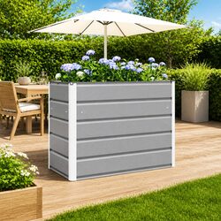 Enhance Your Outdoor Space with a Light Grey Planter