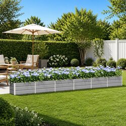 Elevate Your Garden with Our Light Grey Planter 580 x 50 x 45 cm