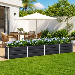 Stylish Anthracite Planter for Home and Garden