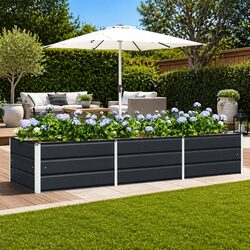 Stylish Anthracite Planter for Enhancing Your Garden or Home