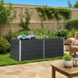 Elevate Your Outdoor Space with a Large Steel Planter