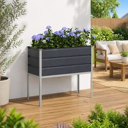 Elevate Your Garden with a Stylish Anthracite Planter 100 x 45 x 90 cm