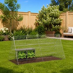 Outdoor Rabbit Hutch for Enhancing Your Garden Space 110x55x55cm