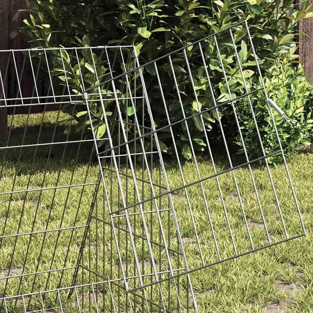 Rabbit Cage 430x55x55cm Galvanised Steel Outdoor Small Animal Habitat