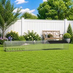 Enhance Your Garden with this Stylish Silver Rabbit Hutch