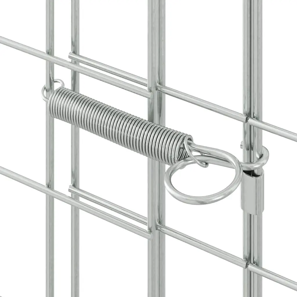 Rabbit Cage 200x100x210cm Galvanised Steel Outdoor Hutch for Guinea Pigs and Small Animals