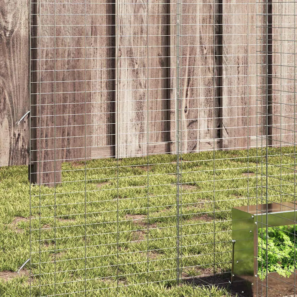 Outdoor Rabbit Cage Galvanised Steel Spacious Secure Habitat