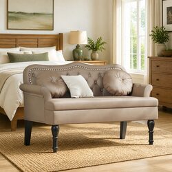 Chesterfield Bench for a Touch of Vintage Comfort in Your Home