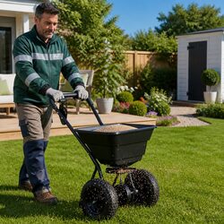 Spreader Tool for Lawn Improvement and Garden Care