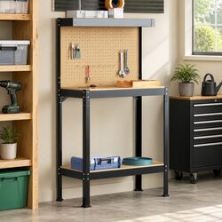 Black Workbench: Elevate Your Garage or Workshop Space