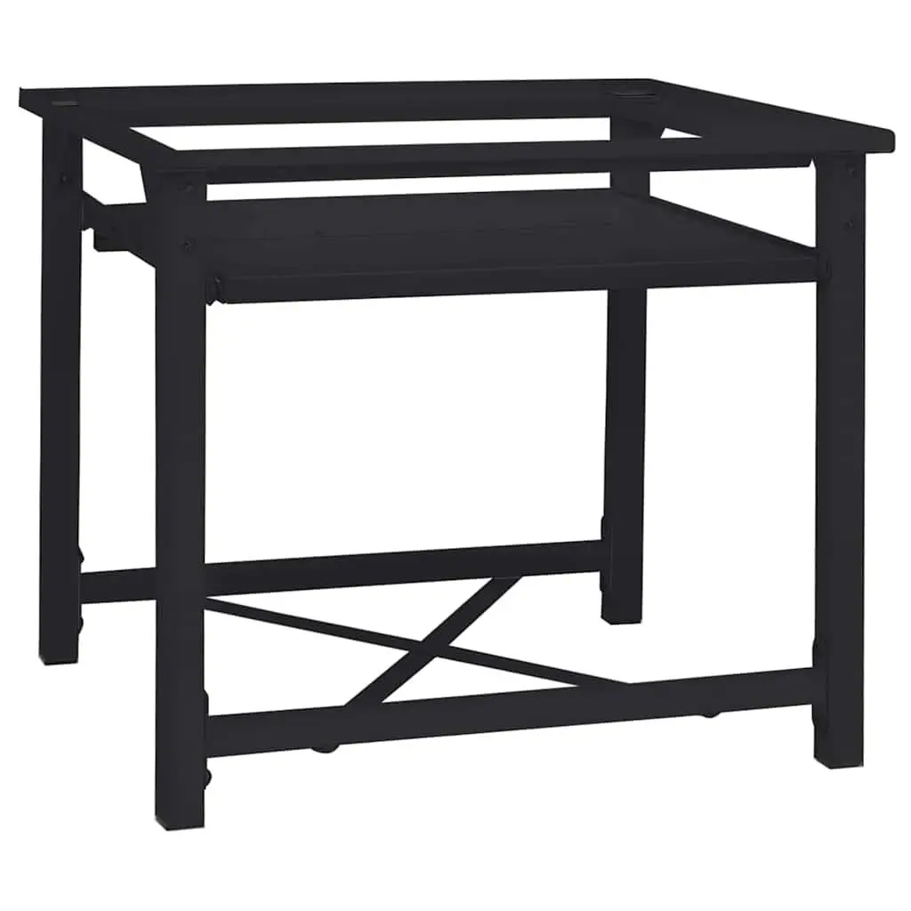 Washing Machine Pedestal Riser Black Steel Height Elevation Adjustable Foot Pads