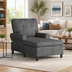 Contemporary Black Chaise Lounge Chair for Your Space