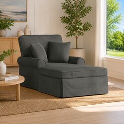 Enhance Your Living Space with a Modern Grey Chaise Lounge