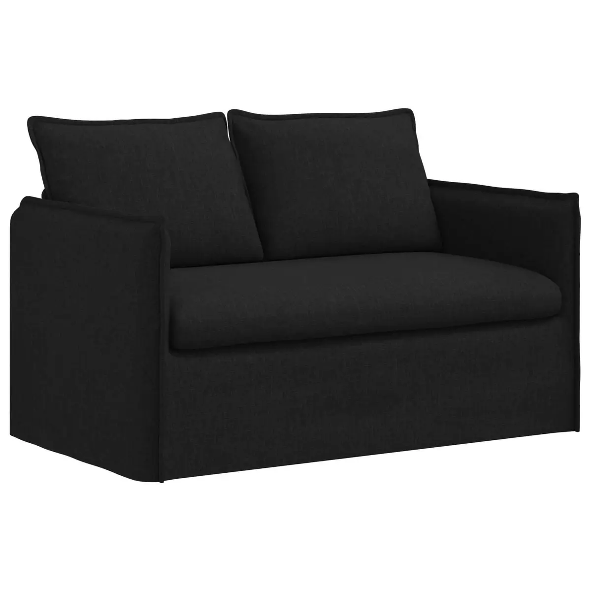 Black Fabric Sofa Modular Lounge Sectional Couch Living Room Furniture