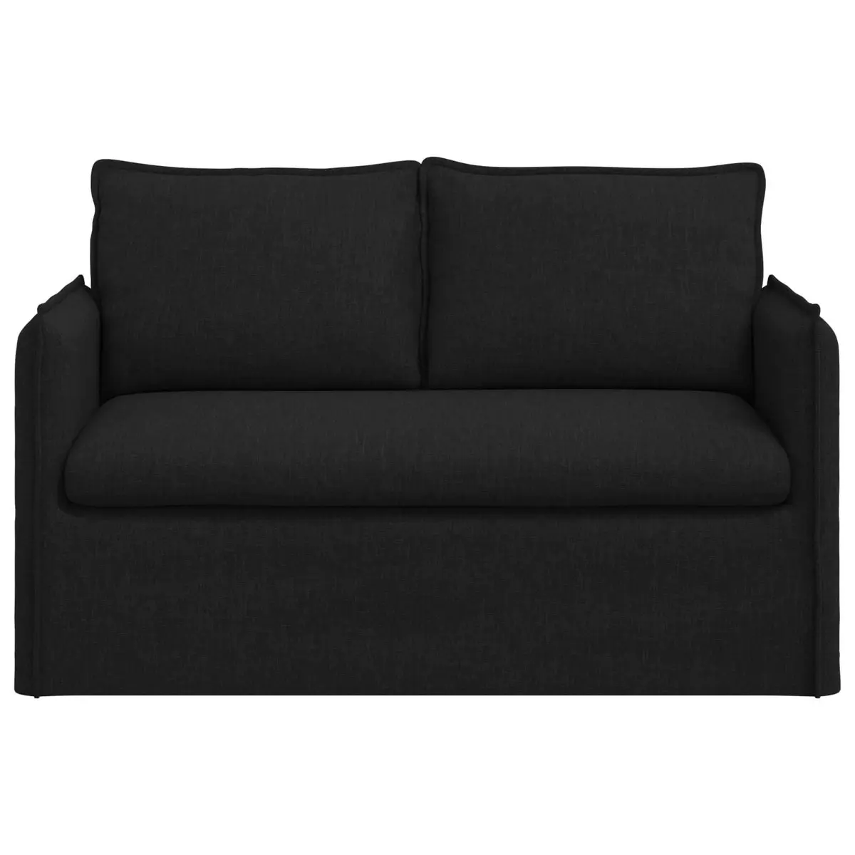 Black Fabric Sofa Modular Lounge Sectional Couch Living Room Furniture
