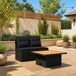 Enhance Your Outdoor Space with Middle Sofa and Table