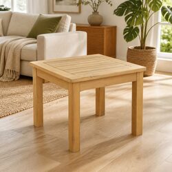 Enhance Your Space with a Brown Acacia Wood Coffee Table