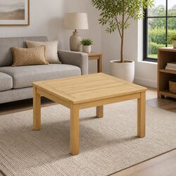 Coffee Table 60x60x36cm Solid Acacia Wood Garden Patio Outdoor Indoor Furniture