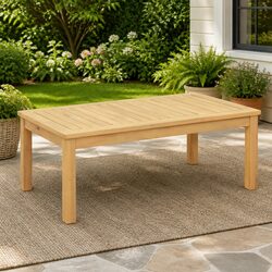 Stylish Acacia Coffee Table for Home and Garden Spaces