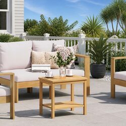 Enhance Your Space with a Solid Acacia Wood Side Table