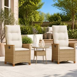 Transform Your Outdoor Space with a Beige Reclining Chair