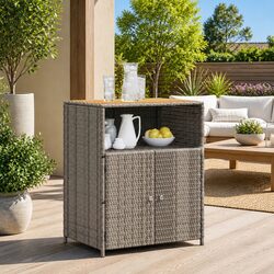 Elevate Your Space with a Grey Storage Cabinet