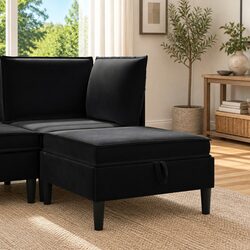 Enhance Your Living Space with a Black Velvet Stool