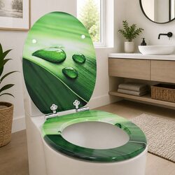 Upgrade Your Bathroom with a Soft-Close Green Toilet Seat