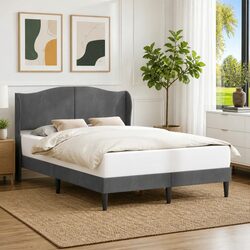 Elevate Your Bedroom with a Velvet Headboard Bed Frame