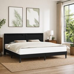 Enhance Your Bedroom with a Black Bed Frame and LED Lights