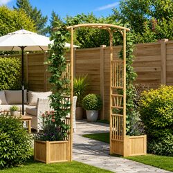 Elegant Bamboo Garden Arch to Beautify Your Outdoor Space