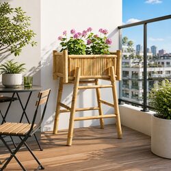 Elevate Your Outdoor Space with a Bamboo Garden Planter
