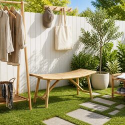 Enhance Your Outdoor Space with a Bamboo Garden Bench