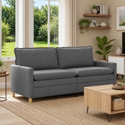 Enhance Your Space with a Modern Dark Grey Sofa