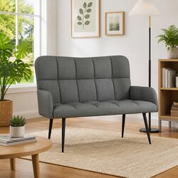 Enhance Your Space with a Dark Grey Loveseat