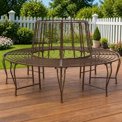 Enhance Your Outdoor Area with an 8-Seater Tree Bench