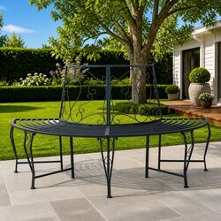 Enhance Your Outdoor Space with a 4-Seater Tree Bench
