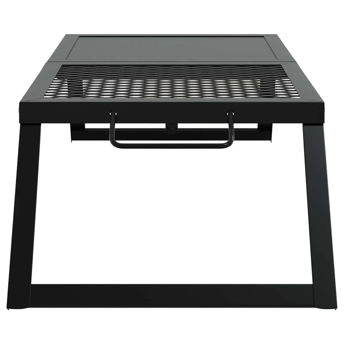 Foldable Camping Grill Outdoor Portable Backyard Garden Balcony Cooking Black