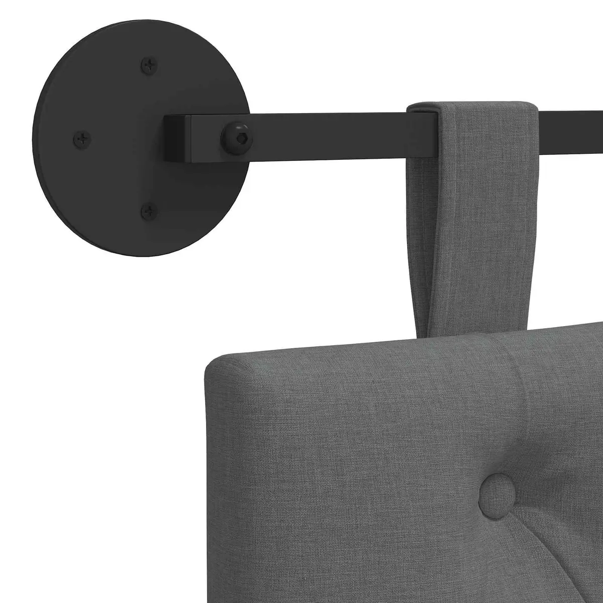 Hanging Headboard Wall-Mounted Bedroom Living Room Upholstered Button-Tufted